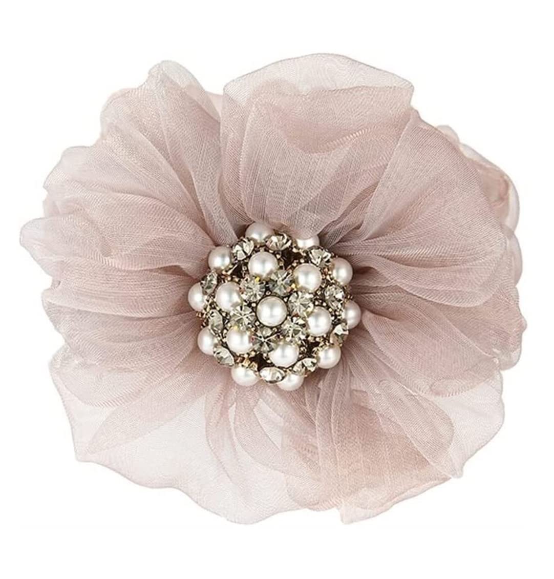 Feste Elastici Capelli Testa Corda Anello Per Capelli Maglia Filato Fiore Ragazza Acconciatura Fissa Accessori Per Decorazione