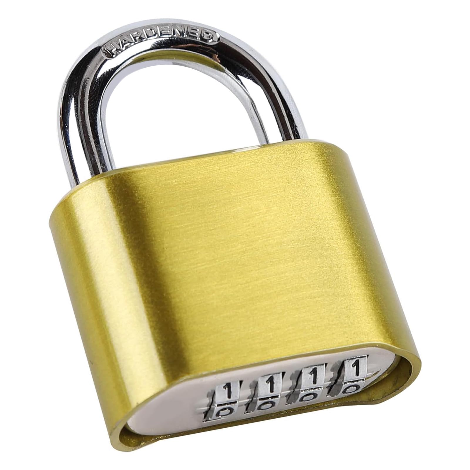 Type Gold Combination Padlocks with 10000 Codes Resistant to Pick Waterproof for Outdoor Security Dustproof Padlocks
