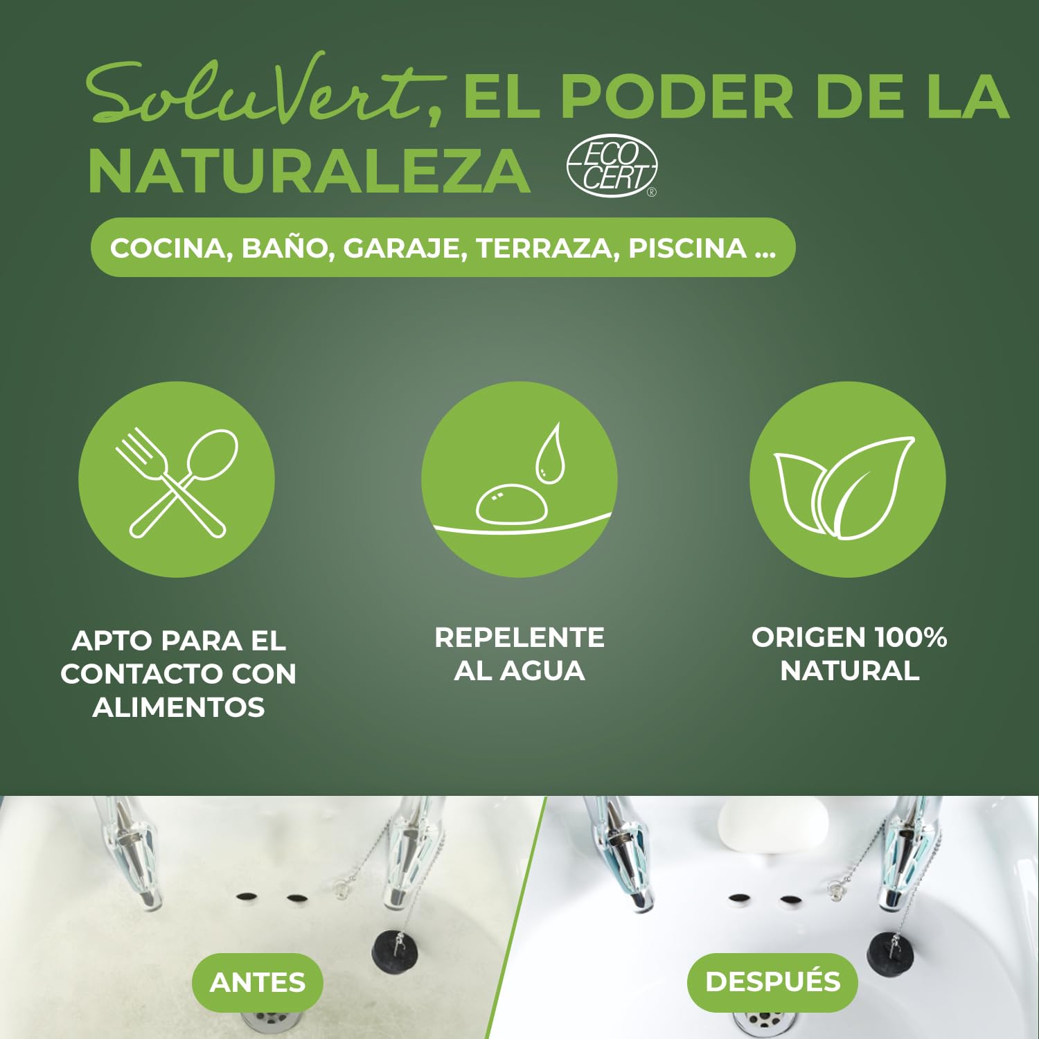 Starwax Piedra blanca de limpieza multiusos - 100 % de origen natural - Limpia, desengrasa y abrillanta