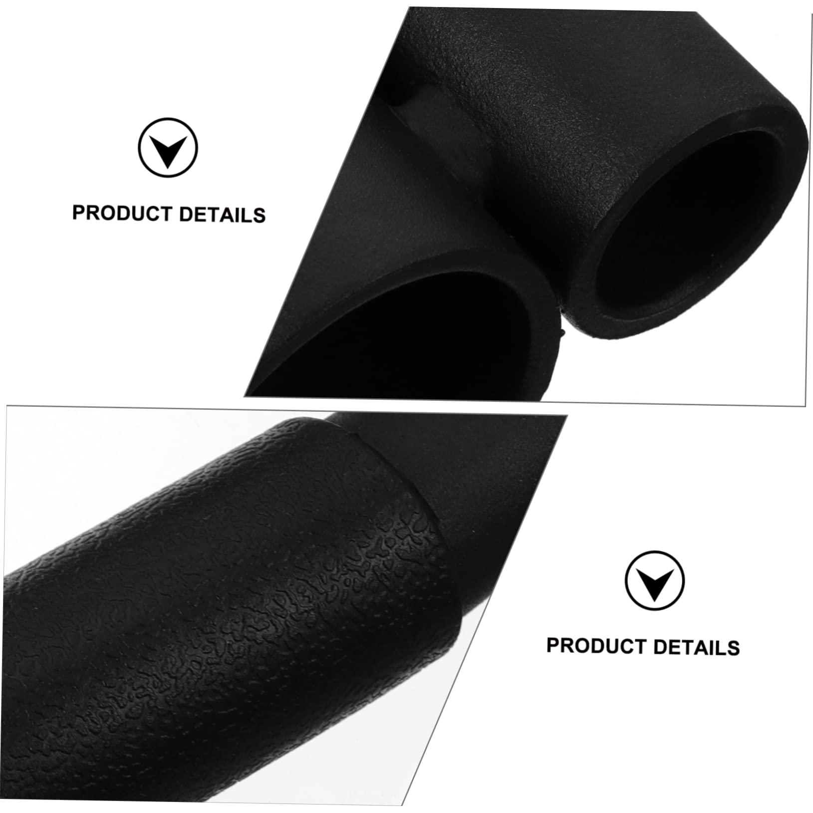 TOYANDONA Barra de Pesas para Gimnasio de Acero Negro, Mango Inclinado | Herramienta de Entrenamiento Multiusos, Diseño Funcional para Ejercicios de Fuerza y Tracción