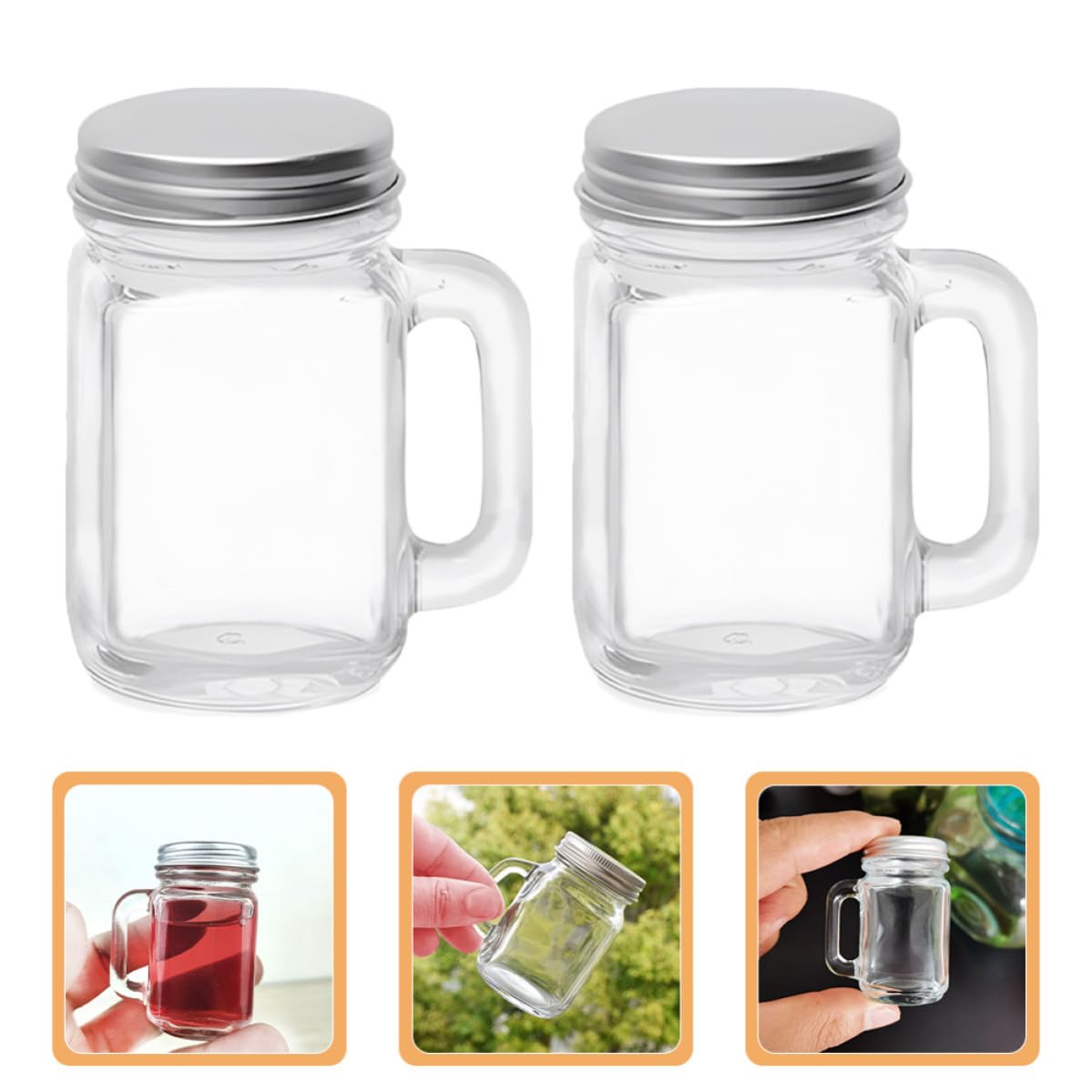 16 Stück Nachfüllbare Parfümflasche 60ml aus Glas und Aluminium