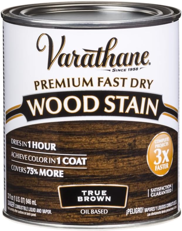 Rust-Oleum Stain Wood True Brown 2PK 1QT
