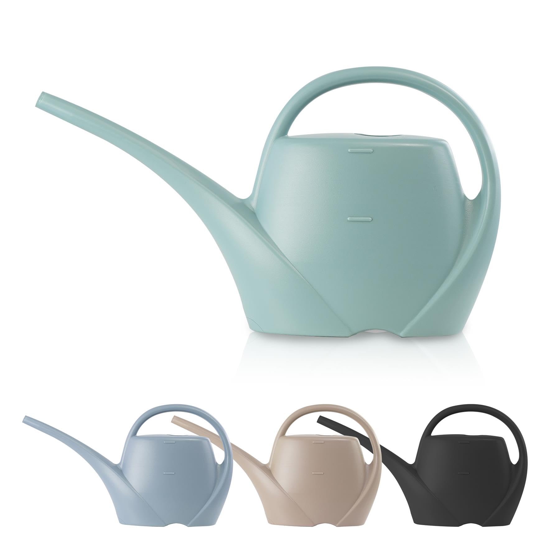 GEEZY Long Spout Watering Can 1.7L – Lightweight & Easy to Use, Durable Plastic, Open Top for Easy Filling, Balanced Design for Indoor Plants & Outdoor Garden
