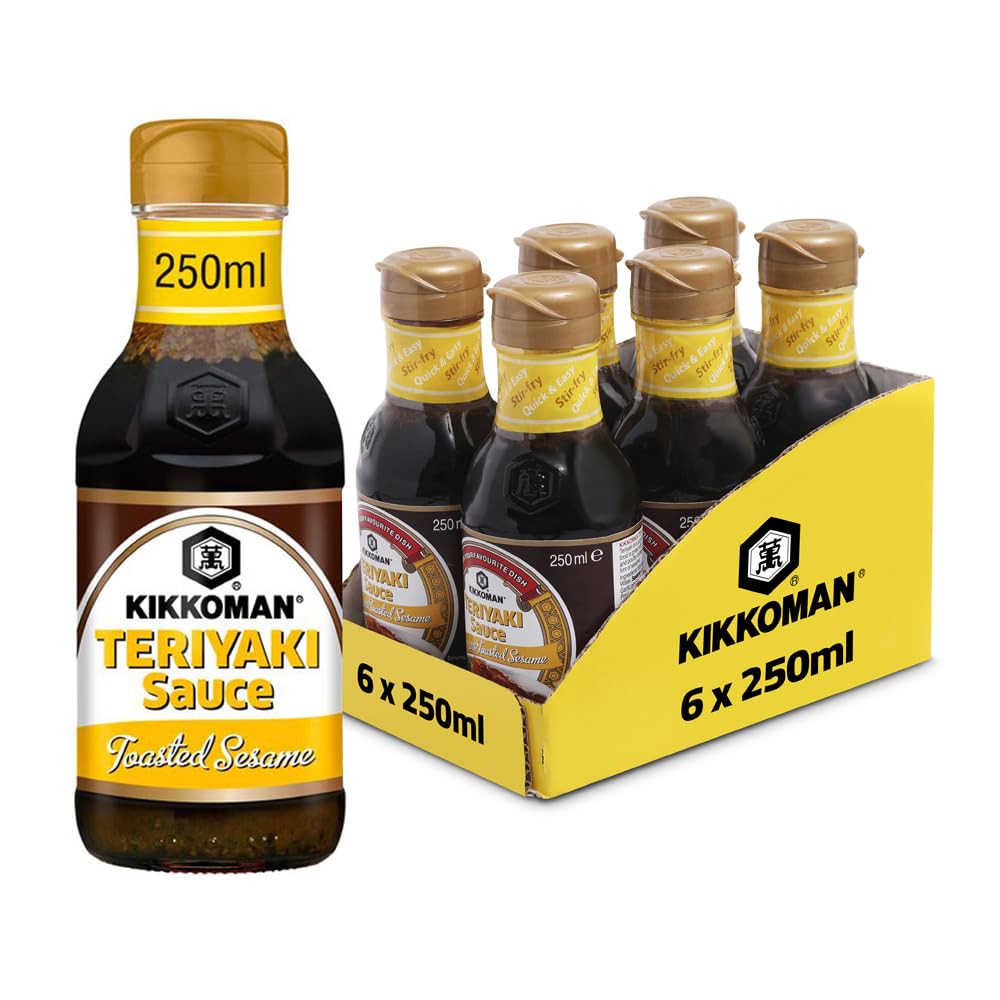 – Teriyaki Stir Fry Sauce with Toasted Sesame, 250 ml, Pack of 6