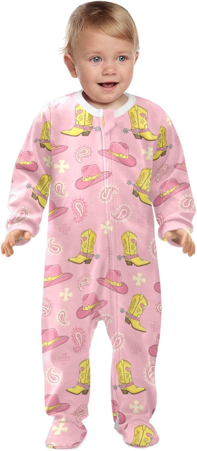 Emelivor Baby Newborn One-Piece Pajamas Cotton Sleepwear Outfits