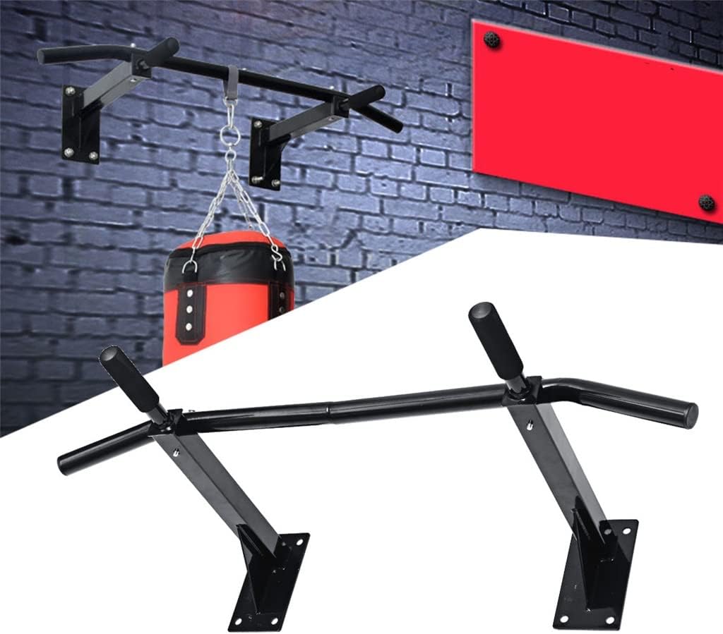 Heavy Duty Chin Pull Up Bar Wall Mounted Exercise Workout Fitness Home Gym