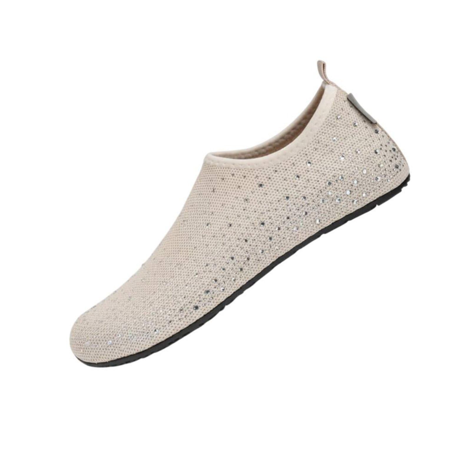 URJIX™ Quick-Dry Water Shoes Cut-Resistant Breathable Swim Shoes Flexible Athletic Gear for Stream Crossing, Beige, 34-35-image-29