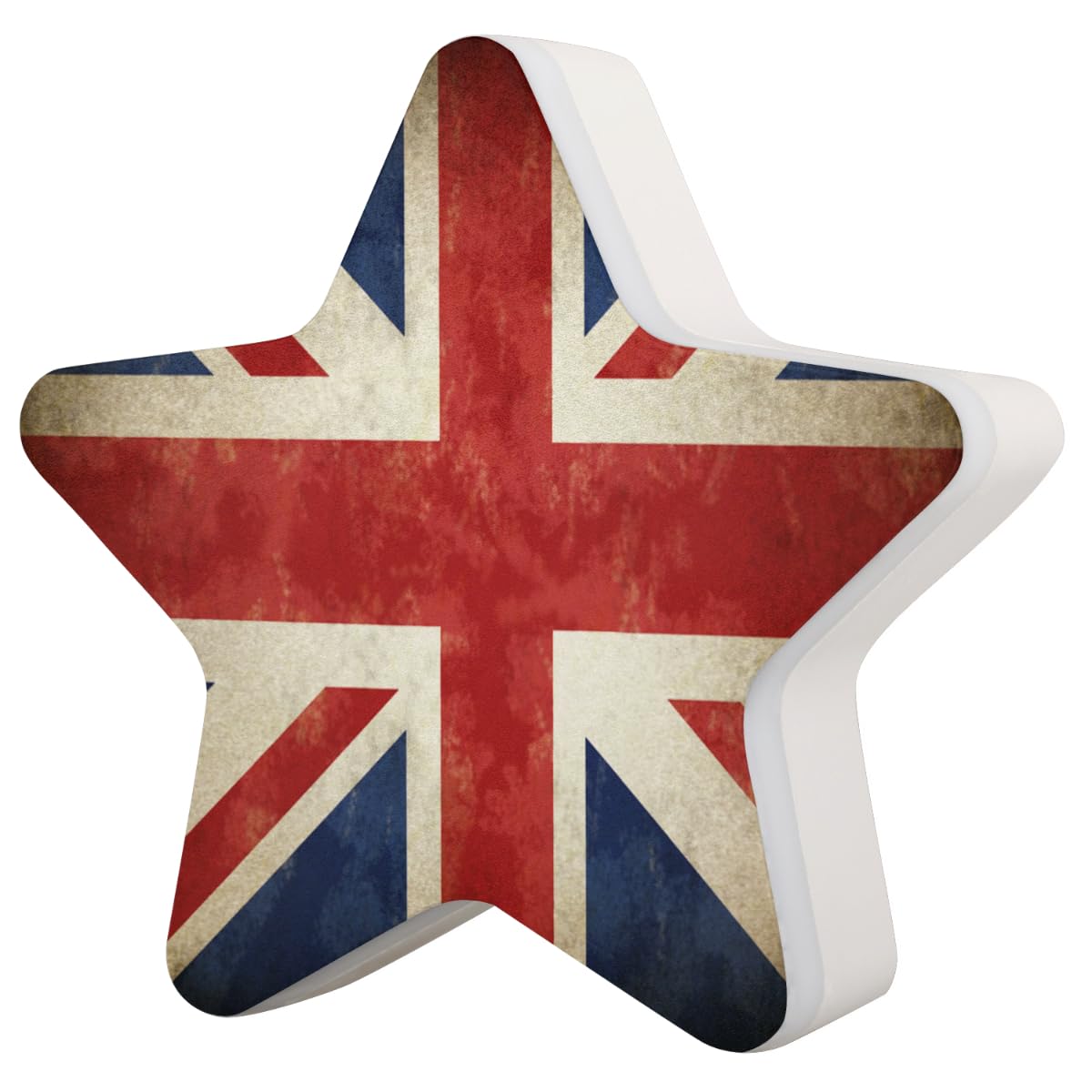 Plug in Night Light British UK Flag Night Light Plug into Wall Lamp with Dusk to Dawn Sensor Small LED Night Lights for Kids Rroom Bedroom Bathroom Kitchen Hallway Nursery Decor