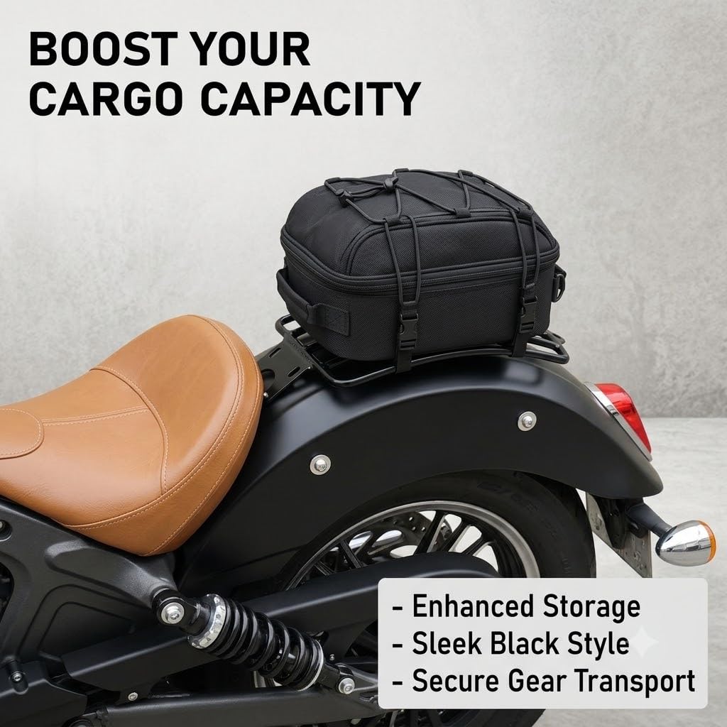Bagażnik pasuje do Indian Scout Sixty bagażnik tylny czarny