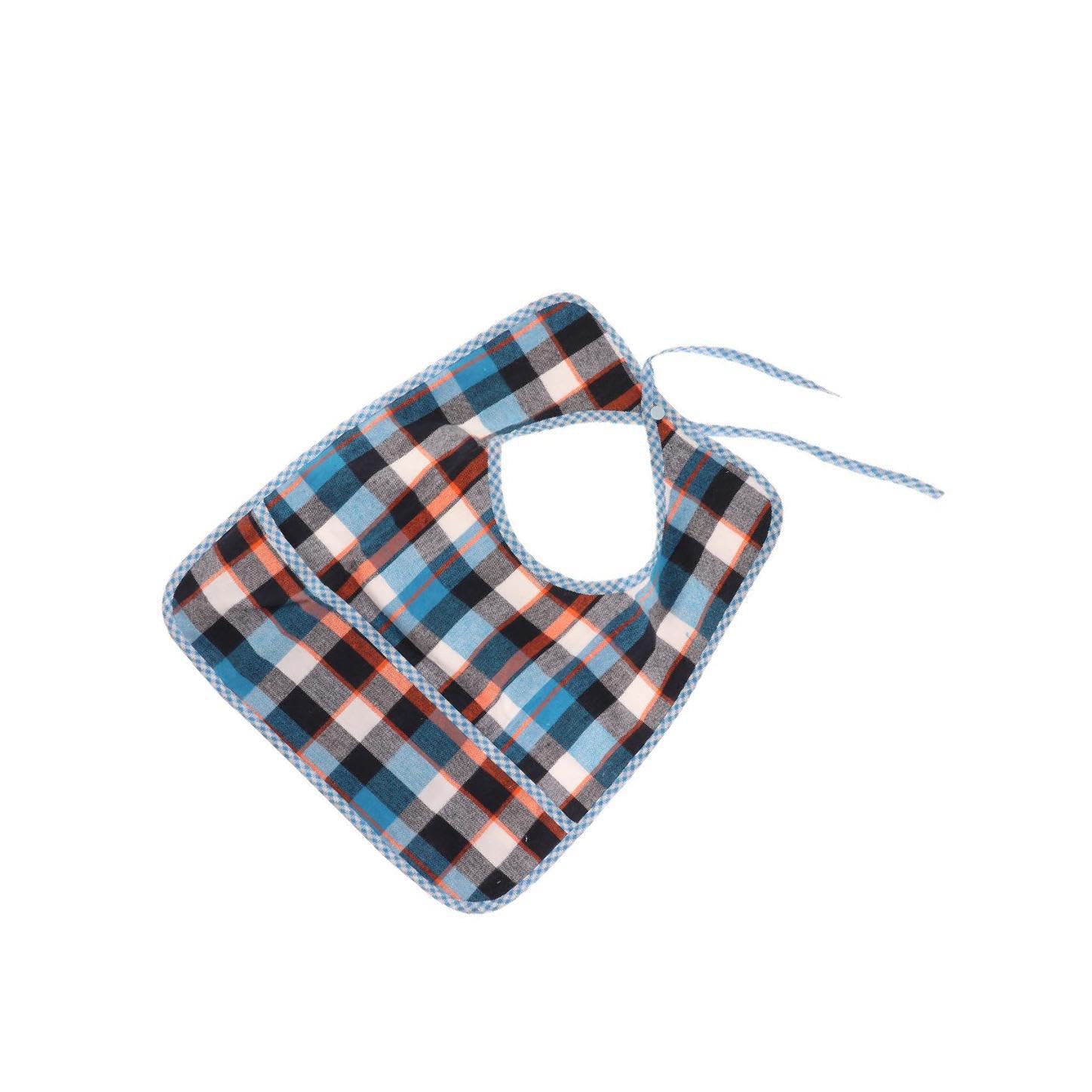 Alcxazs Eating Bib For Old People Unique Clothing Protector Bib Facilitating Easy Cleanup During Meals For Bedridden Individuals Elderly With Catch Pocket