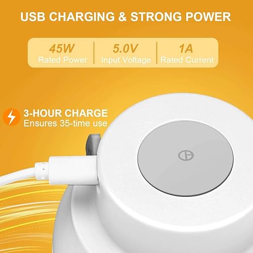 Miniatura 3 de Picadora eléctrica de ajos, trituradora de ajos, trituradora de ajo, procesador de alimentos pequeño con pelador de ajo y cuchara (8.5 onzas