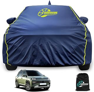 GARREGE® Waterproof Car Body Cover for Hyundai Exter 100% All Weather Proof with Mirror & Antenna Packet & Full Bottom Eli... Price In India