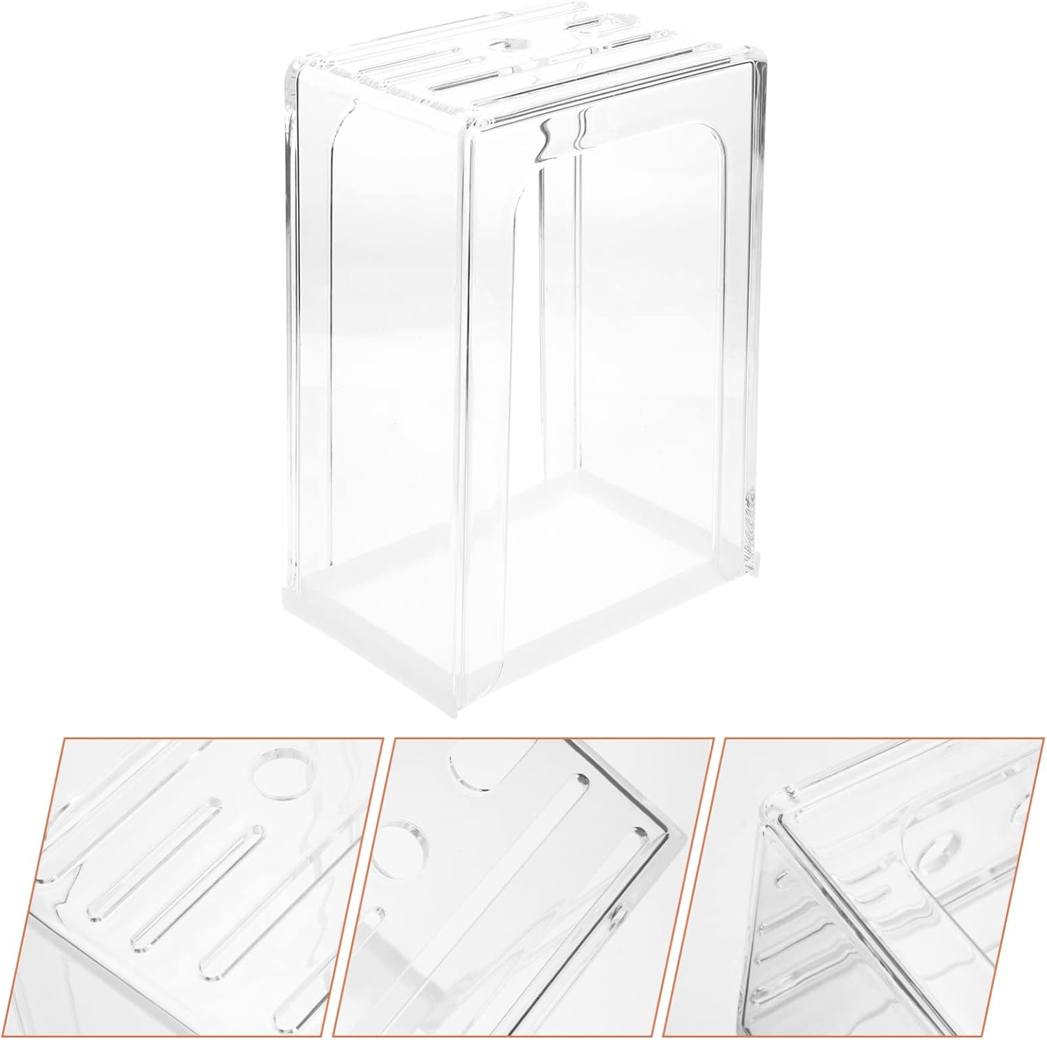 Acrylic Knife Storage Rack Large Knife Block Multi-function Storage Holder Easy Access Modern Design