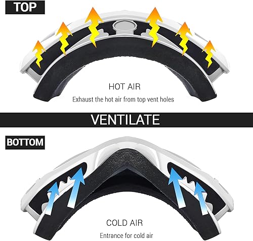 Miniatura 5 de JULI - Gafas de esquí y snowboard para hombres, mujeres y jóvenes, 100 % protección UV, doble lente antivaho (marco blanco/lente plateada 13% VLT)