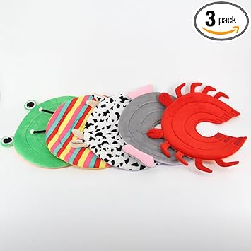 Maxbell Dog Cat Elizabethan Collar E-Collar Medical Wound Cone Collar M Multi-Color Bee