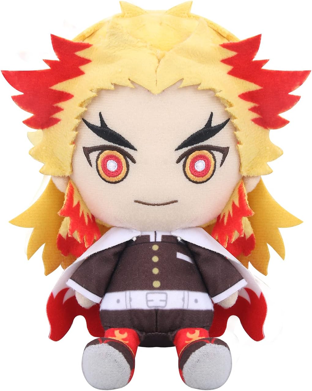 LINKOM Plush Doll Toy Anime Figure Kyoujurou/Uzui Tengen Stuffed Plushie Cute Toys Keychain Cosplay Props Halloween (Rengoku Kyoujurou, 18cm/7inch)