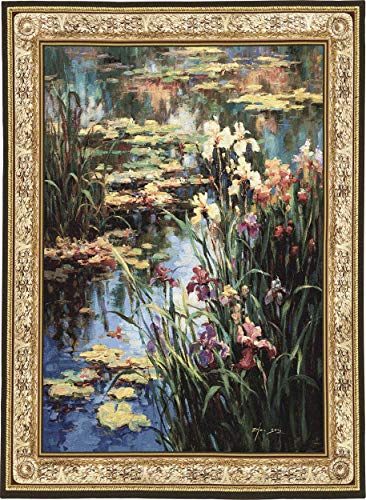 Fine Art Tapestries Tapiz de pared con diseño de lirio de verano, grande