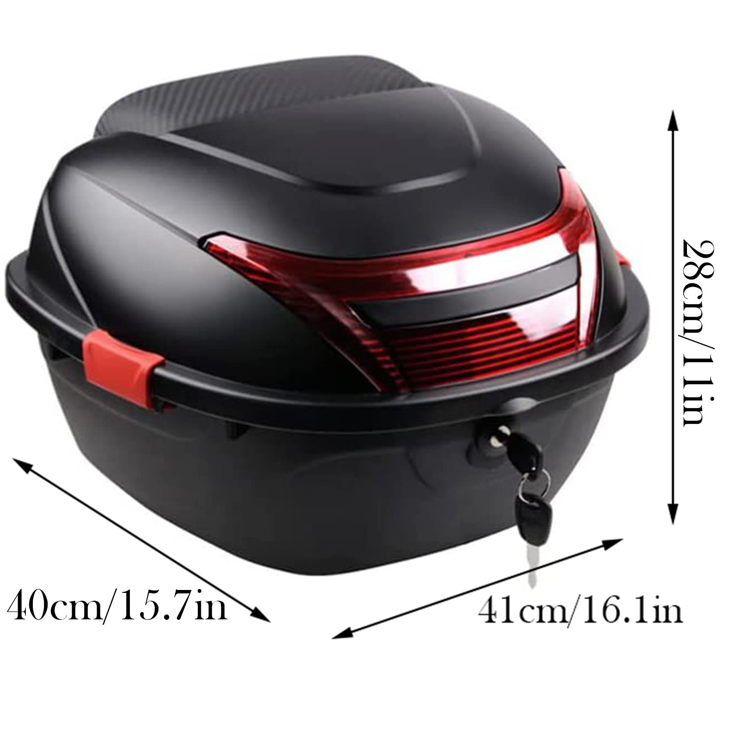 Amazon.co.jp: 35L バイクトランク バイクツアーテールボックス 大容量