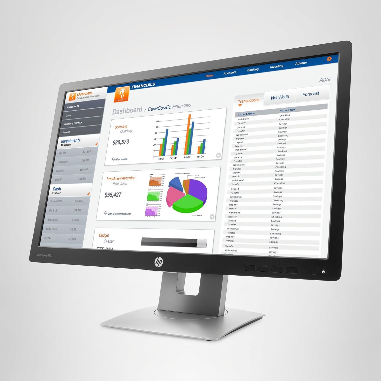 Amazon.com: HP M1N98A8#ABA EliteDisplay E232 23'' 1080p Full HD