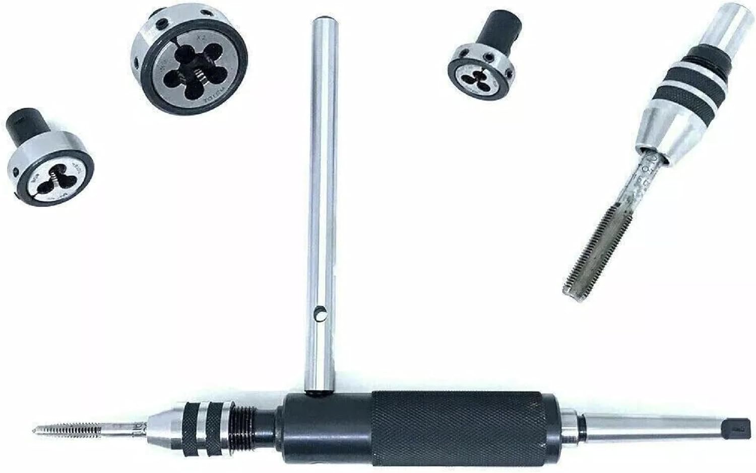Tap And Die Holder Lathe Tailstock Inch Sliding Type Set (MT3) image 4