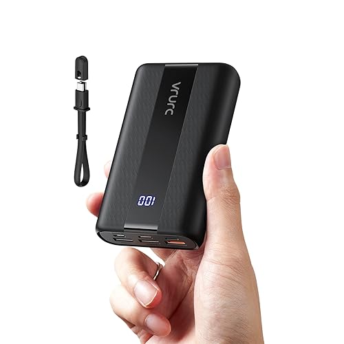 Immagine del prodotto VRURC Power Bank 20000mAh 22.5W Ricarica Rapida Mini Caricatore Portatile USB C Compatto Powerbank Carica Veloce PD3.0 QC4.0 Batteria Esterna con 3 uscite e 4 ingressi per iPhone Samsung