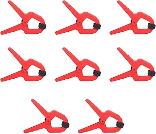 Conjunto de grampos de mola, 8 peças de grampo de mola de plástico profissional com mola pequenas braçadeiras de mola para artesanato em madeira, fotografia faça você mesmo