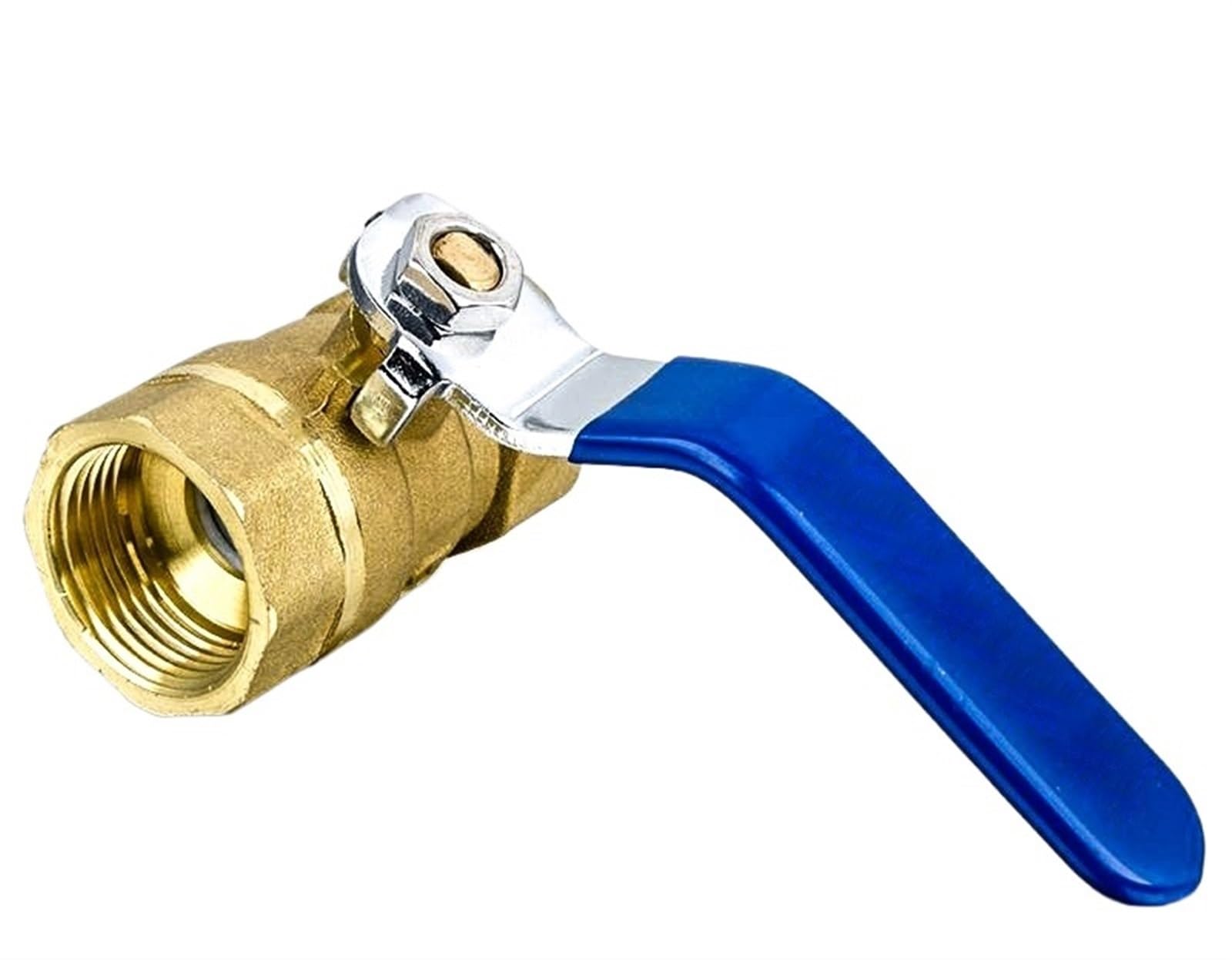 Robinet a boisseau spherique 2" en laiton anti fuite avec levier de plomberie en cuivre robuste