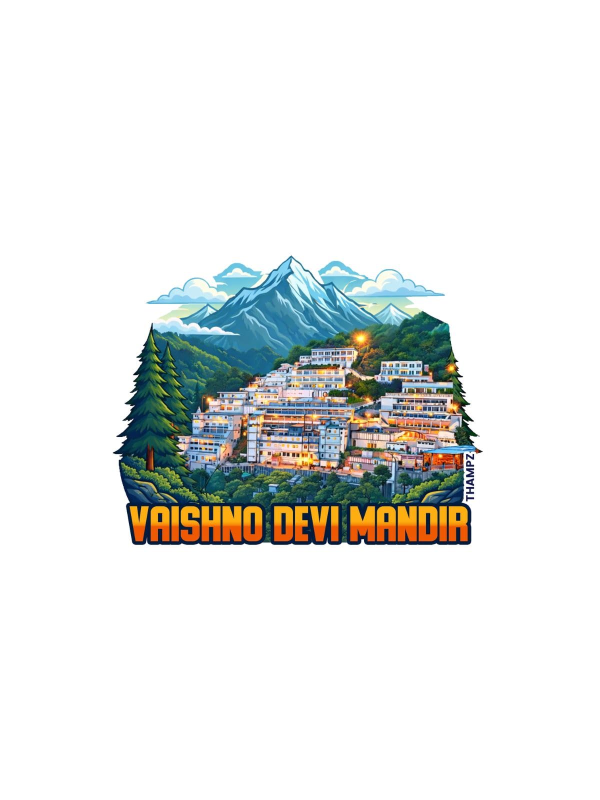 Vaishno Devi Mandir– 3D Embossed Flexible Fridge Magnet 0.5mm Decorative with Strong Hold | Refrigerator Magnet for Notes, Photos & Kitchen Decoration | Home & Office Use-image-7