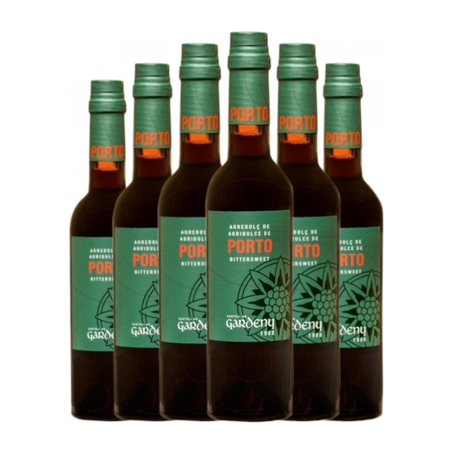 Essig Castell Gardeny Porto Halbe Flasche 37 cl (Schachtel mit 6 Halbe Flasche von 37 cl)