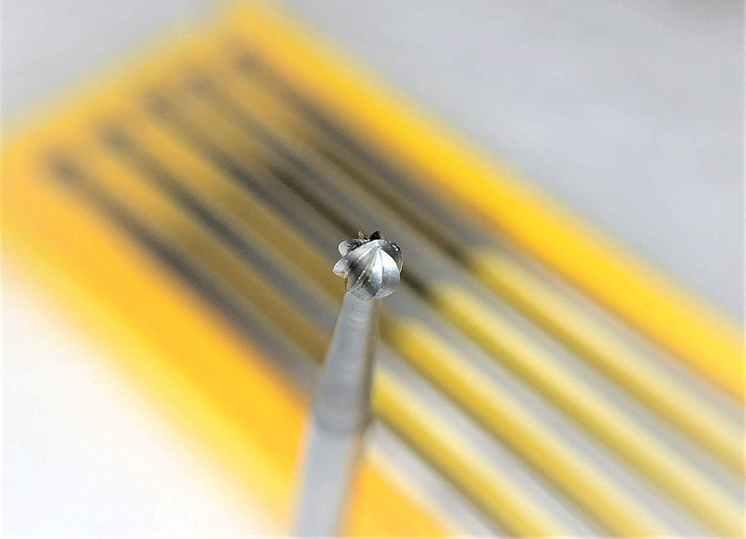 Round Ball Burs Shank Size 3/32” Tungsten Vanadium Steel Fig1 Jewelers Round Bur 0.3 mm to 4.2 mm Rotary Tool Made in Germany 6PCS (0.3 mm)