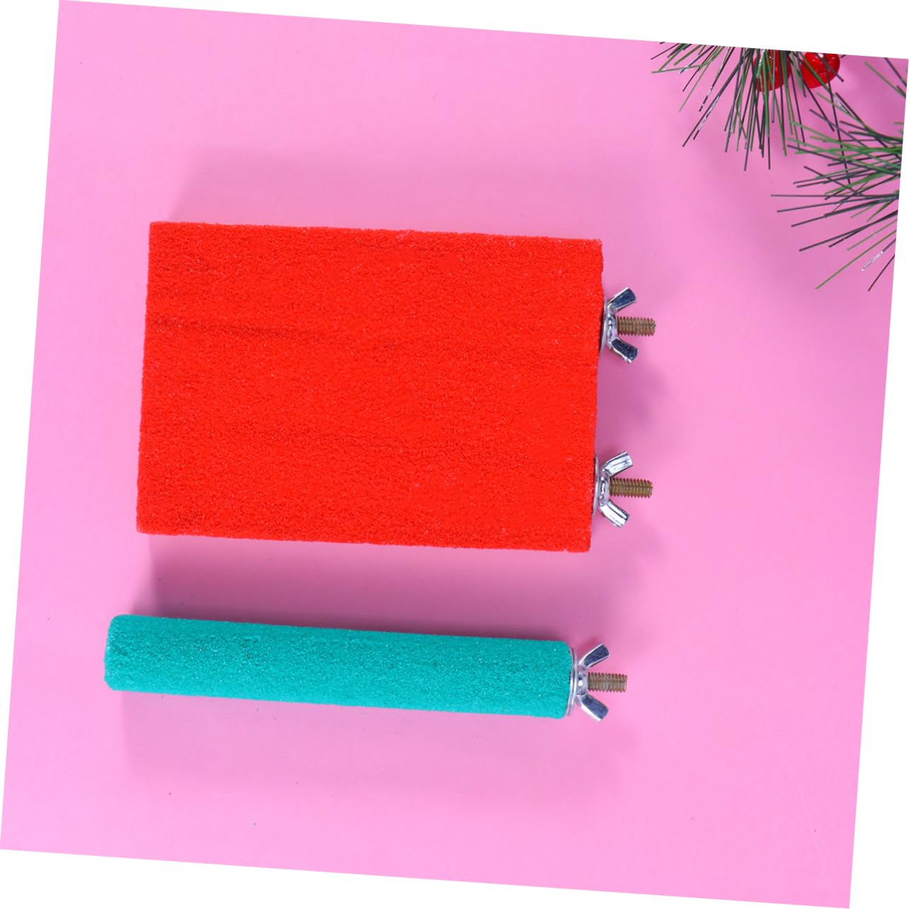 POPETPOP 3sets Per Per Manto e Barre Per La Rettifica Unghie Per Pappagalli e Piccole Creature Accessori Per Colore Casual