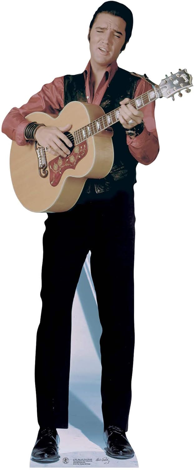 Star Cutouts SC242 Elvis Singing Lifesize Cardboard Cutout