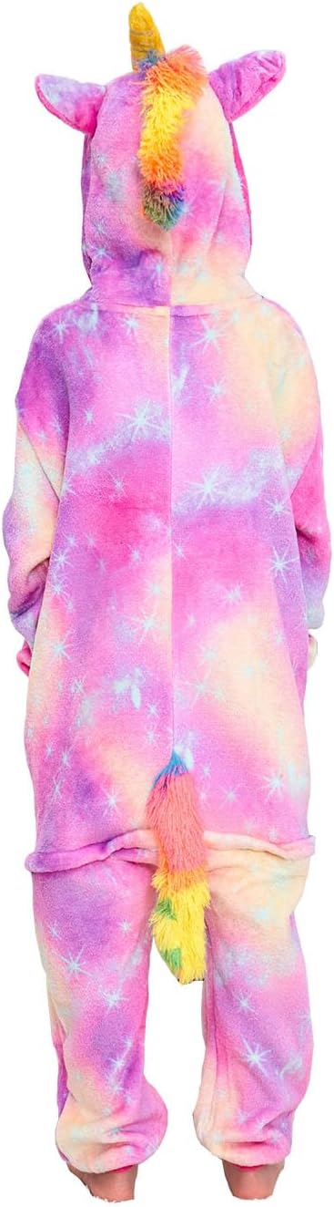 Unicorn Onesie Cosplay Costume Girls Halloween Xmas Pajamas - Image 5