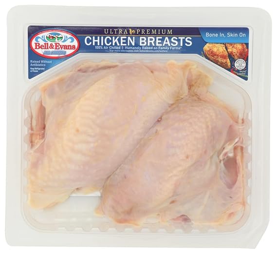 Bell & Evans Bone In Split Chicken Breast