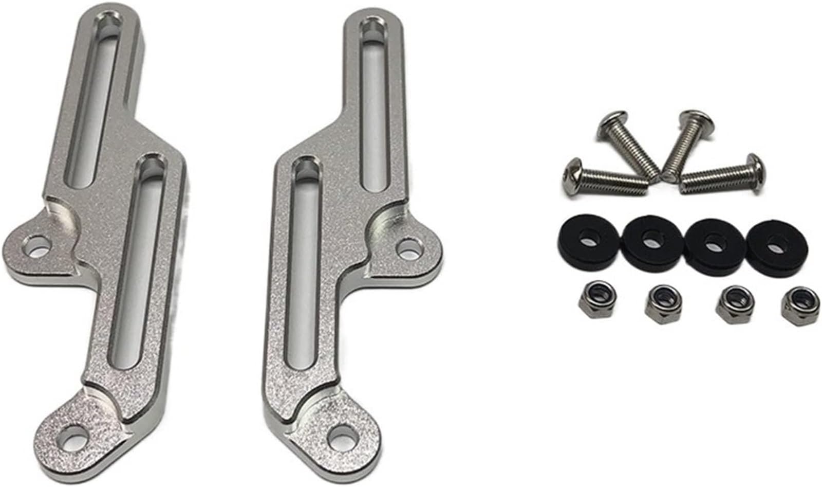 Ajusteurs de pare-brise pour moto NC750X en aluminium argent à inclinaison variable
