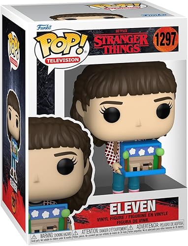 Miniatura 3 de POP [Stranger Things - Eleven with Diorama [Season 4] Figura de vinilo de Funko (paquete con funda protectora de caja compatible), multicolor, 3.75