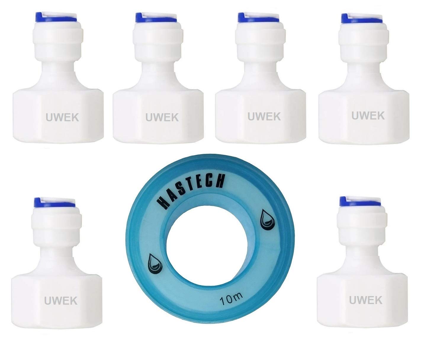 UWEK RO Connector - 1/2" Female to 1/4" Push Fit -1