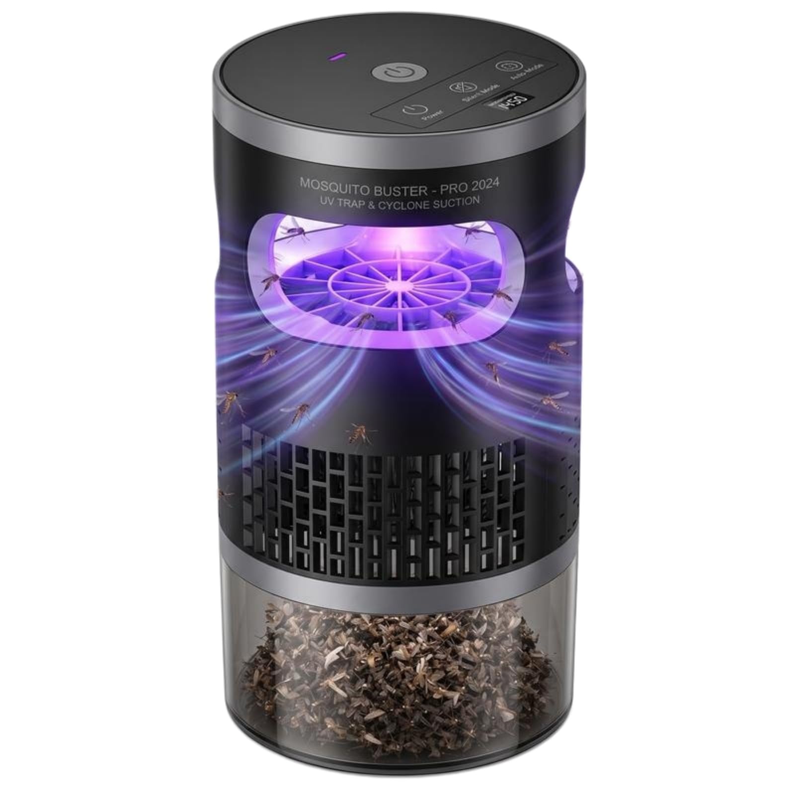 Mosqitter® Elektrische Insektenfalle (MX-06 Akku-aufladbar) | insektenvernichter elektrisch