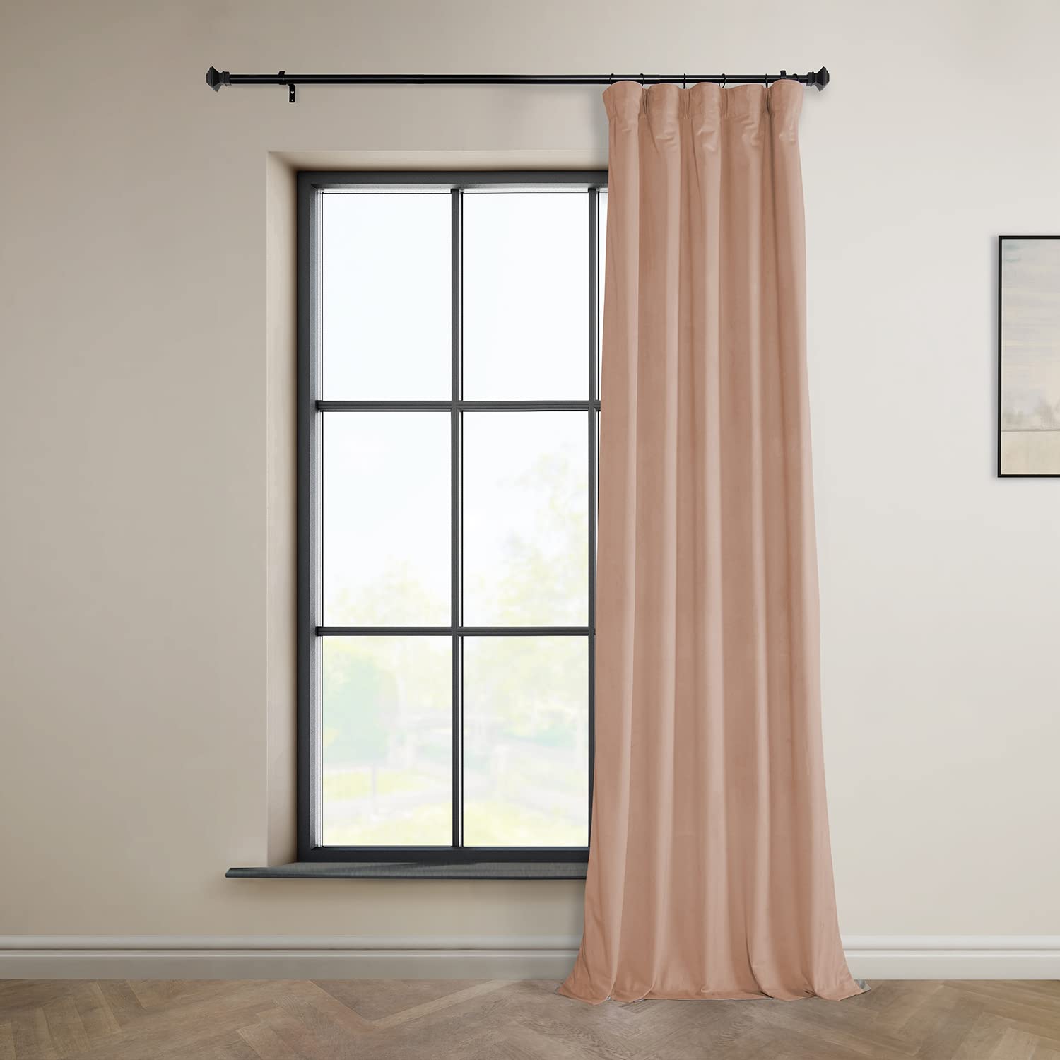HPD Half Price Drapes Heritage Plush Velvet Curtains 108 Inches Long Room Darkening Curtains for Bedroom & Living Room 50W x 108L - Image 2