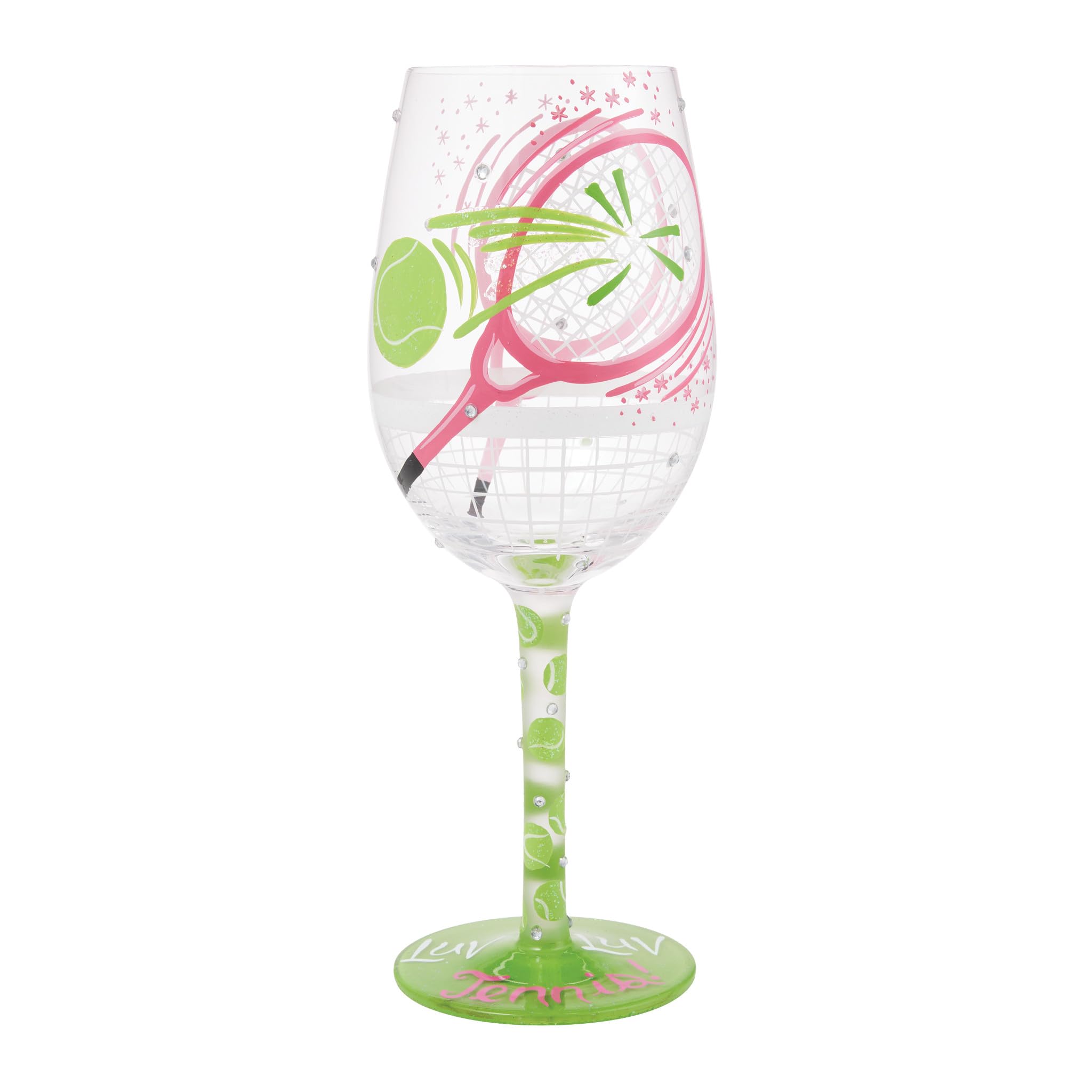 Verre à vin Lolita Tennis cadeau original pour passionné