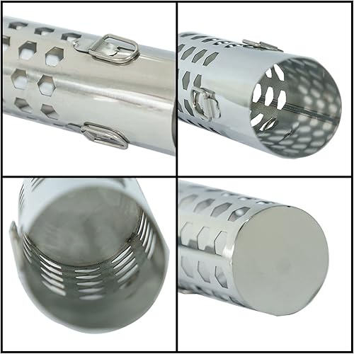 Miniatura 8 de SoloWilder Estufa de leña tubo pararrayos de chispa masculino cabeza versión 2.36 pulgadas chimenea lluvia Cap 18.7cm7.4in