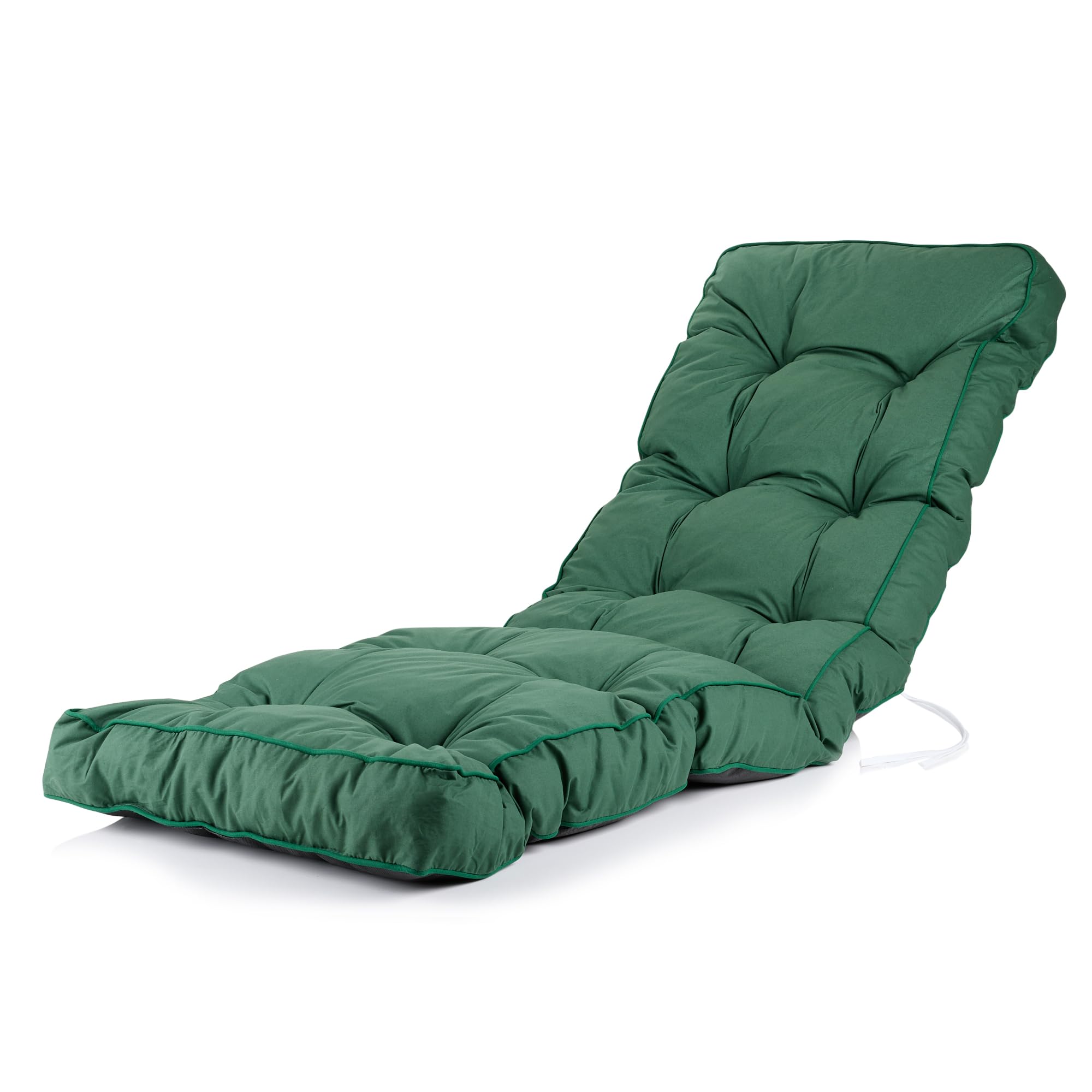 Alfresia Replacement Plain Green Classic Relaxer Garden Cushion from B&Q
