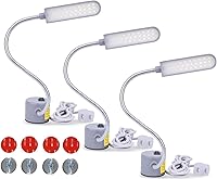 Vista 10 de Luz LED para máquina de coser (6 W, 2 unidades), color gris y negro