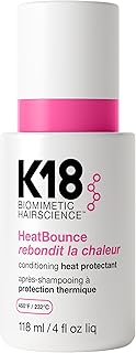 K18 HeatBounce Conditioning Heat Protectant Spray, Lightweight Leave-In Conditioner + 450℉ (232°C) Inside-Out Heat