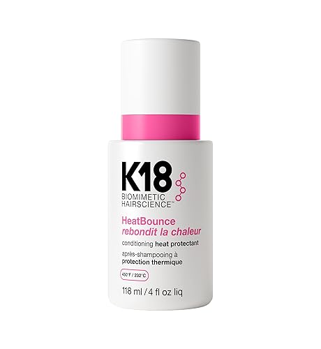 K18 HeatBounce Conditioning Heat Protectant Spray, Lightweight Leave-In Conditioner +