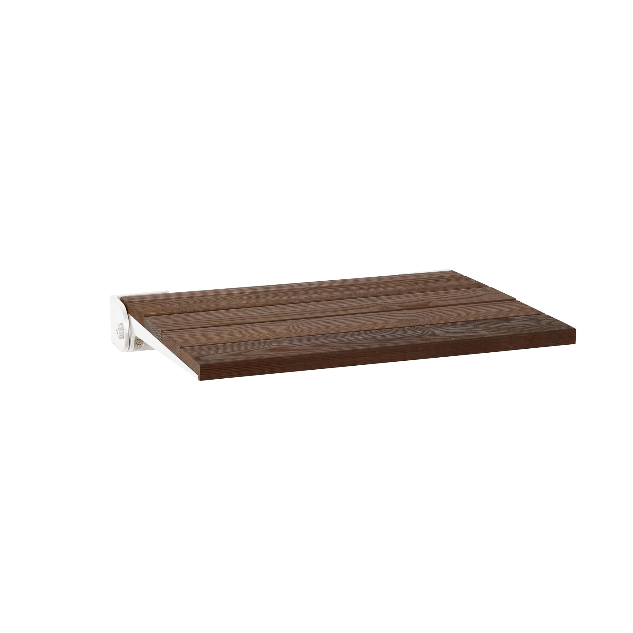 Banc de douche pliable Slimline avec cadre blanc pour senior