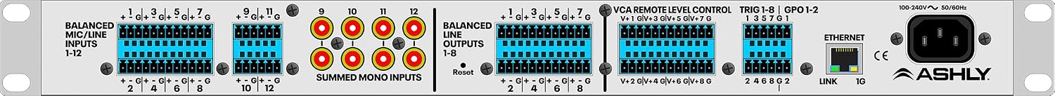 Ashly AQM1208 AquaControl DSP Matrix Processor