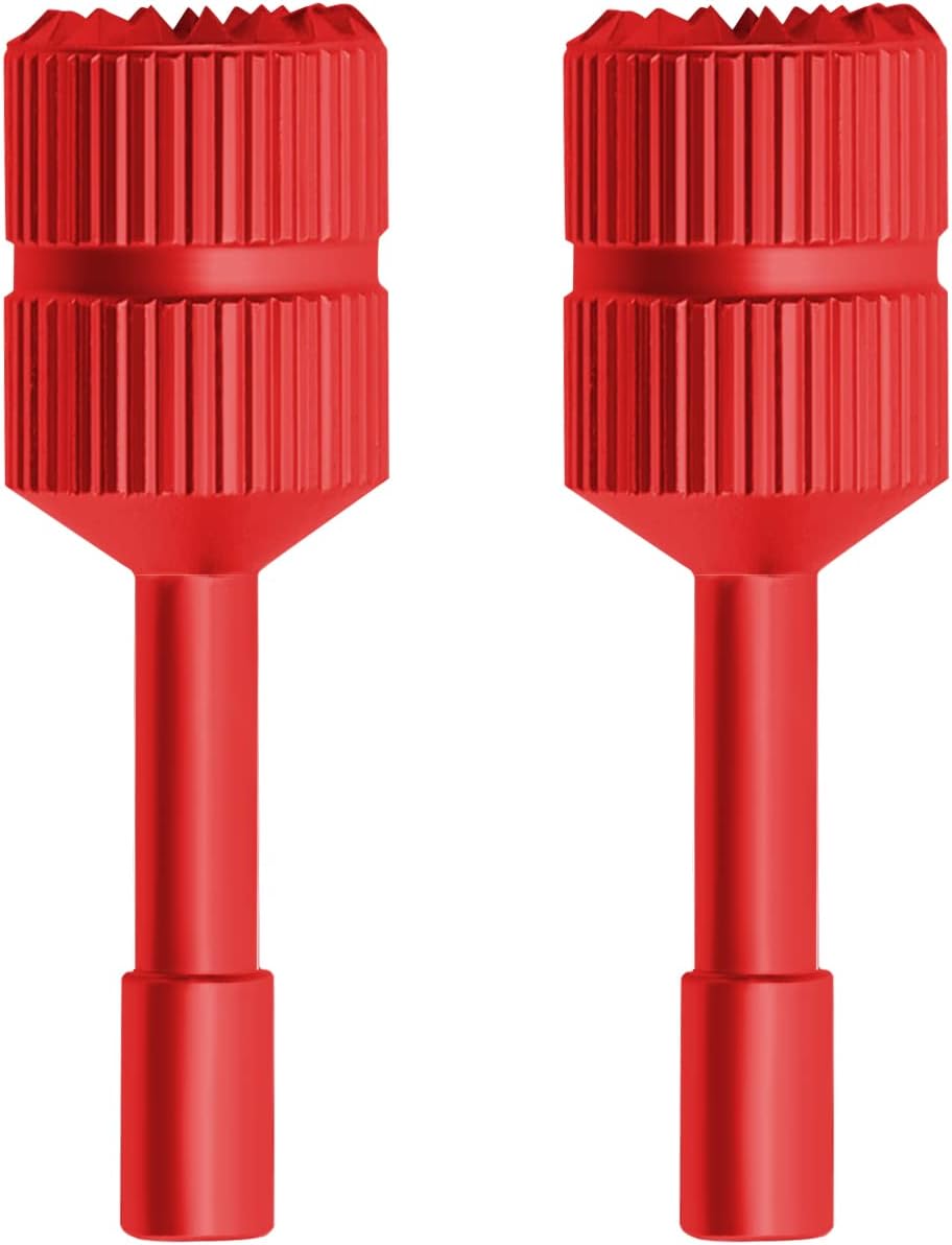 1 Pairs Aluminum Extende Control RC/RC2 Sticks for DJI Mini 3/Mini 3 Pro/Mini 4 Pro/Mini 5 Pro/Mavic 4 pro/Mavic 3/3 Pro/Mavic 3 Cine/3 Pro Cine/Mavic 3 Classic/Air 3/3S/Neo/Flip/Air 2S Accessories(Red)