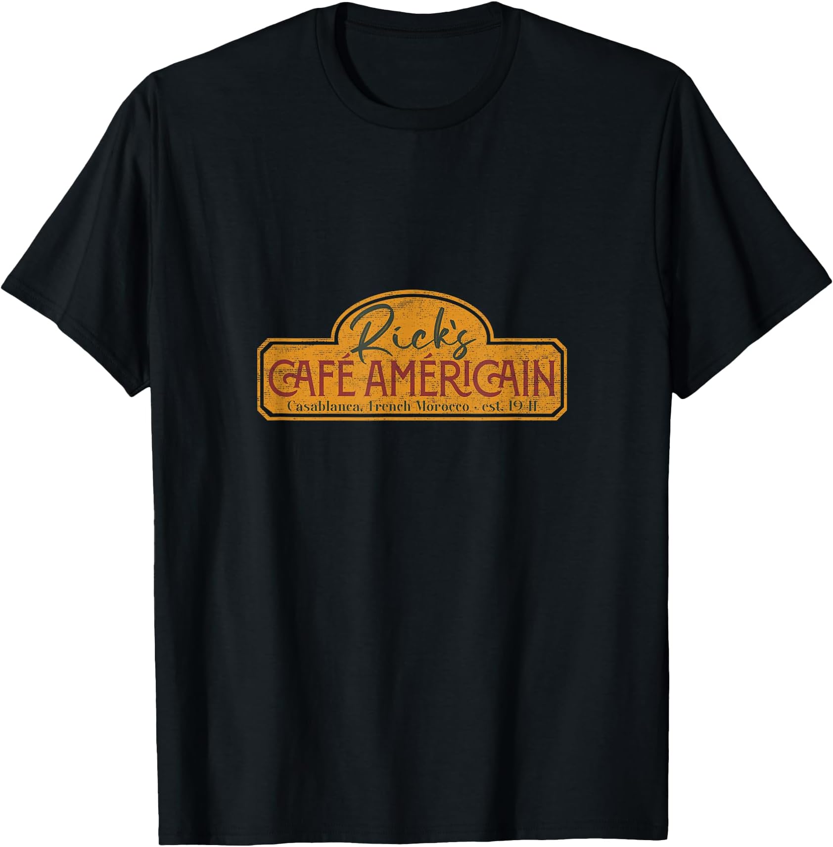 The Fictional bar Rick's Café Américain in Casablanca T-Shirt