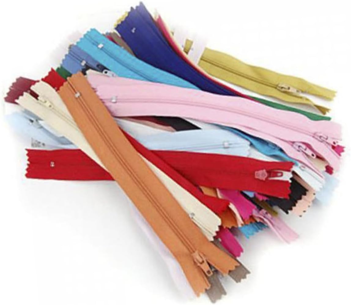 STOBOK 150 Pcs 7 Inch Zippers Sewing Supplies Invisible Zipper Zippers for Sewing Aluminum Coil Sewing Machine Sewing and Embroidery Machine Double- Side Zipper Instant Zipper Repair Kit